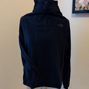 The North Face Black Quarter Zip Fleece Jacket
